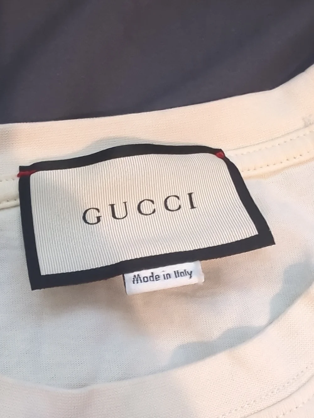 Authentic Gucci Embroidered Doraemon Shirt Size M
